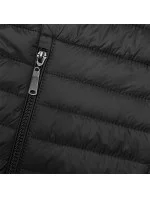 Tenká černá dámská vesta se stojáčkem (16M9072-392) Tenká černá dámská vesta se stojáčkem (16M9072-392)