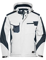 Daiber JN 824 Pracovní zimní softshellová bunda - Strong 02.0824 white/carbon Daiber JN 824 Pracovní zimní softshellová bunda - Strong 02.0824 white/carbon