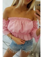 Halenka ve světle růžové barvě Halenka ve světle růžové barvě