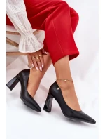 Elegantní Lodičky Na Slupek Vinceza 62221 Černé