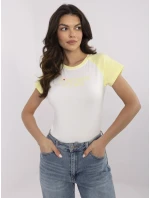 Tričko NM TS V7939.50 bílá žlutá Tričko NM TS V7939.50 bílá žlutá