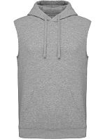 Kariban ProAct PA 393 Unisex mikina s kapucí bez rukávů 20.P393 oxford grey Kariban ProAct PA 393 Unisex mikina s kapucí bez rukávů 20.P393 oxford grey