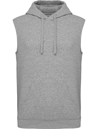 Kariban ProAct PA 393 Unisex mikina s kapucí bez rukávů 20.P393 oxford grey Kariban ProAct PA 393 Unisex mikina s kapucí bez rukávů 20.P393 oxford grey