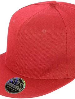Result Headwear RC 083X 6 panelová kšiltovka s plochým kšiltem 28.083X red
