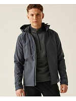 Regatta TRA 701 3-vrstvá softshellová bunda s kapucí "Venturer" 36.A701 black/classic red