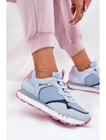 Dámské semišové sportovní boty Big Star HI-POLY SYSTEM – modré