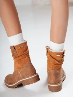 Dámské semišové velbloudí boty FashionStreet ZY1278