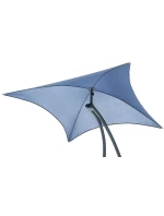 Lehátko se slunečníkem BERGAMO 200x125x180CM tmavě modré