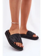 Dámské Pantofle Na Platformě Big Star RR274A540 Černé