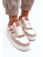 Dámské béžové nízké tenisky Regines