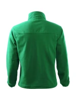 Jacket fleece pánský středně zelená