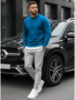 Pánská hladká tmavě modrá mikina FashionStreet BX5058