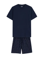 Pánské pyžamo 42601 Shore dark blue - HENDERSON