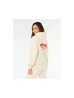 Dámská mikina RIP CURL Surf Puff Heritage Hood, béžová