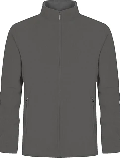 Promodoro 7961 Pánská dvojitá fleecová bunda 40.7961 steel grey