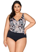 Dámské jednodílné plavky 61 black - AVA Dámské jednodílné plavky 61 black - AVA