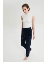 Vamp - Sametové kalhoty s nízkým pasem 21190 - Vamp Vamp - Sametové kalhoty s nízkým pasem 21190 - Vamp