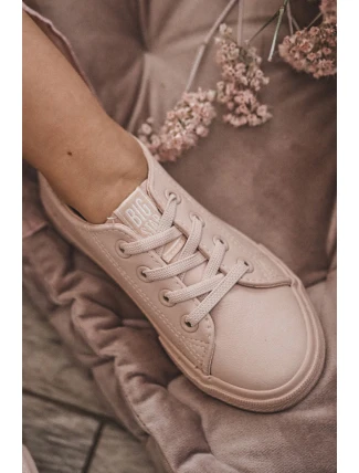 Kožené tenisky Big Star JJ374022 Nude