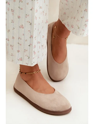 Dámské barefoot baleríny béžové Hollin Dámské barefoot baleríny béžové Hollin