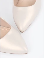 Trendy lodičky dámské Jasnobeżowy na jehlovém podpatku Trendy lodičky dámské Jasnobeżowy na jehlovém podpatku