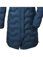 Dámská zimní bunda Killtec KOW 9 prošívaná bunda s kapucí dlouhá nepromokavá modrá (41806/744)