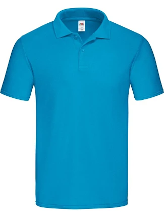 Fruit of the Loom Original Polo Pánské piqué polo 16.3050 azure blue Fruit of the Loom Original Polo Pánské piqué polo 16.3050 azure blue