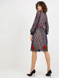 LK SK 507018 šaty.60P tmavě modrá