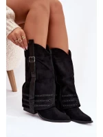 Kovbojské kozačky Camilora – černé