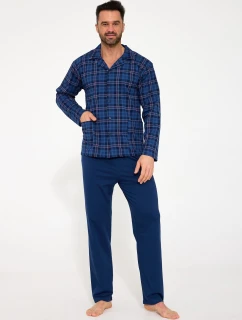 Pyžamo Cornette 114/84 dlouhé/r S-2XL rozepínací