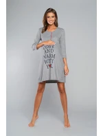 Noční košile Balsam grey - ITALIAN FASHION