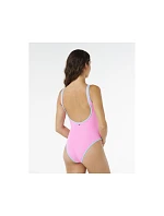 Dámský kostým RIP CURL Surf Puff 1 Piece, růžový