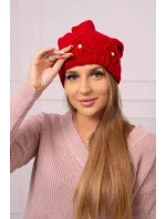 Dámská čepice Ramona K383 červená Dámská čepice Ramona K383 červená