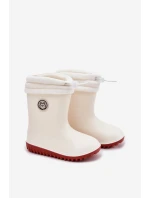 Dětské Gumové Boty S Teplou Výstelkou Světle Béžové Odirisse