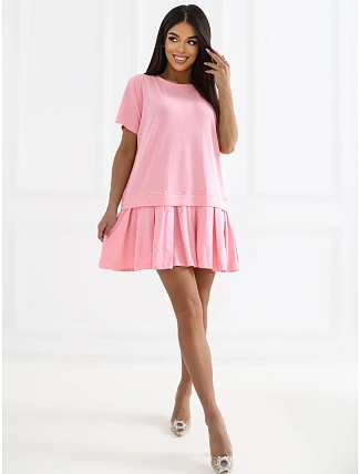 RV SK šaty A1229.10P světle růžové