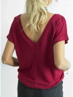 Tričko RV TS 4662.86 kaštanová Tričko RV TS 4662.86 kaštanová