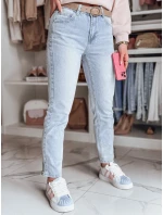 Dámské džínové kalhoty slim fit s páskem NEOPASS modré FashionStreet UY2680 Dámské džínové kalhoty slim fit s páskem NEOPASS modré FashionStreet UY2680