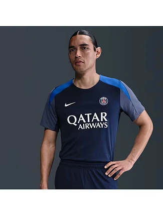 Pánské tričko Nike PSG Strike T-shirt navy blue HJ7758 411 pánské Pánské tričko Nike PSG Strike T-shirt navy blue HJ7758 411 pánské