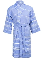 The One Towelling Hamam Bathrobe Hamam župan 48.1012 blue/white The One Towelling Hamam Bathrobe Hamam župan 48.1012 blue/white