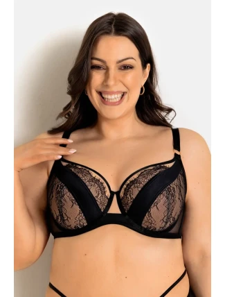 MONACO SOFT 19245 ČERNÁ PODPRSENKA