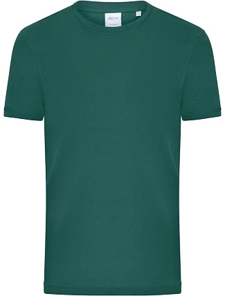 Daiber 8040 Pánské bio tričko s jemným žebrováním 02.8040 smoky green Daiber 8040 Pánské bio tričko s jemným žebrováním 02.8040 smoky green
