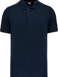 WK WK 270 Pánské pracovní piqué polo "Day-to-Day" 20.W270 navy/silver