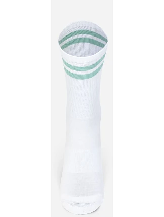 Mr. Socks L 05004 Tenisové ponožky "Basic" 88.5004 white/mint Mr. Socks L 05004 Tenisové ponožky "Basic" 88.5004 white/mint