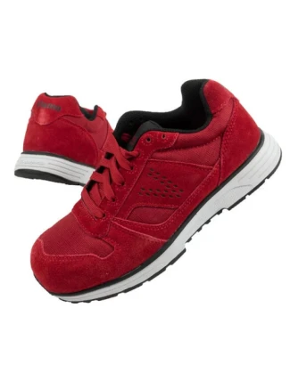 Pánská sportovní obuv S1P SRC ESD OR U ER66 Červená - Vismo