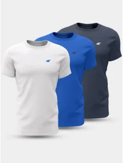Tričko 4F M 4FWSS24TTSHM1895-91S 3pak pánské