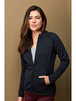 Stedman Lux Knit Fleece Jacket Women Dámská pletená fleecová bunda s kapucí 05.5560 light grey heather Stedman Lux Knit Fleece Jacket Women Dámská pletená fleecová bunda s kapucí 05.5560 light grey heather