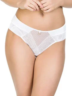 Dámské kalhotky brazilky DOTS 19056 Bílé