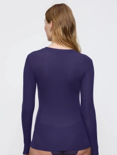 Beauty Layers Top LSL Crew Neck - Prussian Blue - TRIUMPH Prussian Blue - TRIUMPH