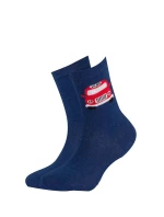 Chlapecké vzorované ponožky Wola W44.P01 U44.P01 33-38