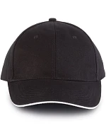 K-up KP 011 6 Panelová sandwich kšiltovka "Orlando" 20.0011 black/white K-up KP 011 6 Panelová sandwich kšiltovka "Orlando" 20.0011 black/white