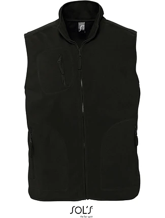 SOL'S Norway Fleecová vesta 25.5100 black SOL'S Norway Fleecová vesta 25.5100 black